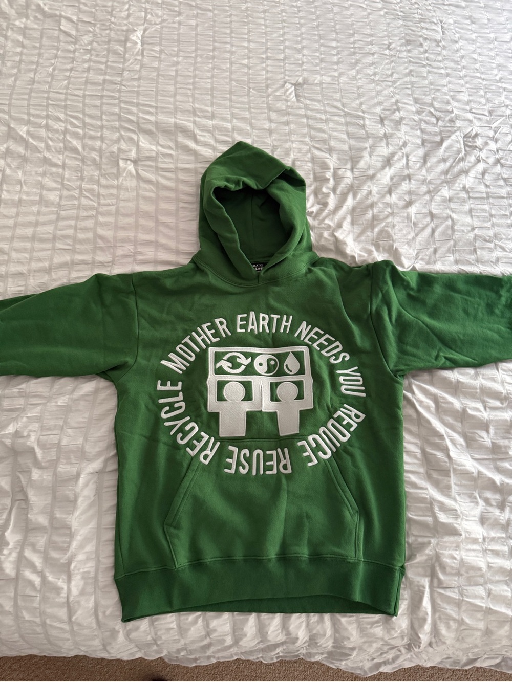 Green CPMF Graphic Eco Hoodie - Unbranded